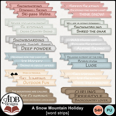 A_snow_mountain_holiday_wordstrips