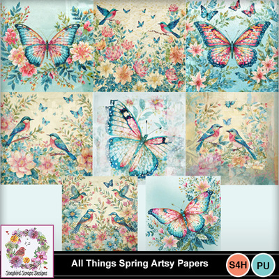 All_things_spring_artsy_papers