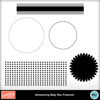 Announcing_baby_boy_postcard_template