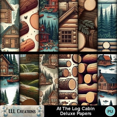 At_the_log_cabin_deluxe_papers-01