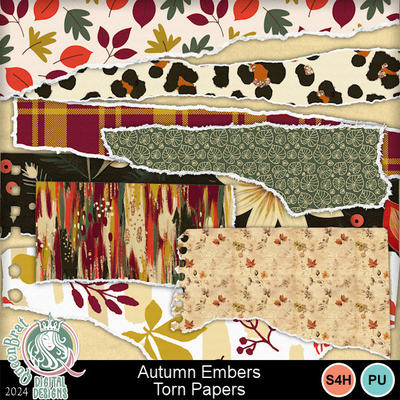 Autumnembers_tornpapers