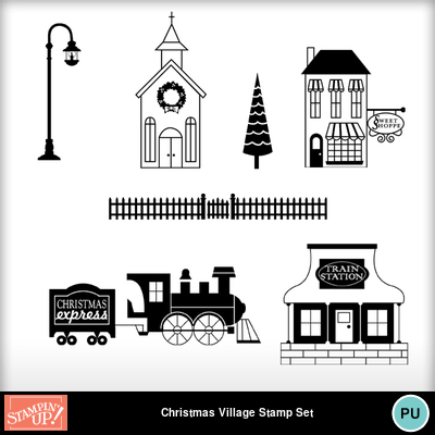 Christmas_village_stamp_brush_set