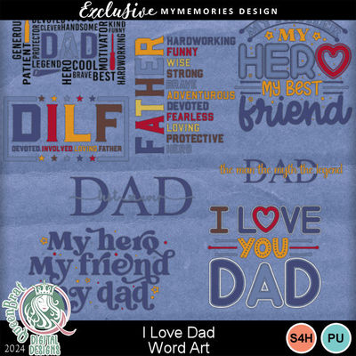 Ilovedad_wordart-e