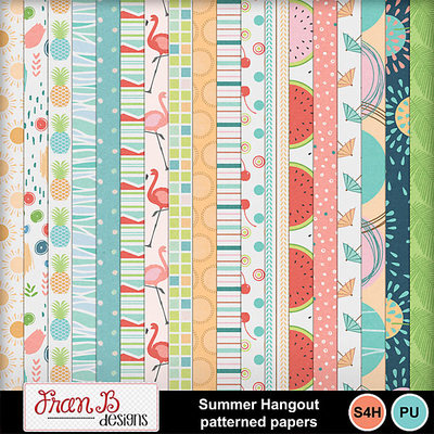 Summerhangoutpatternedpapers