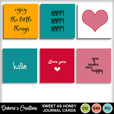 Sweet_as_honey_journal_cards