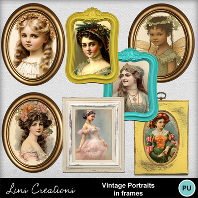 Vintageportraitsinframes