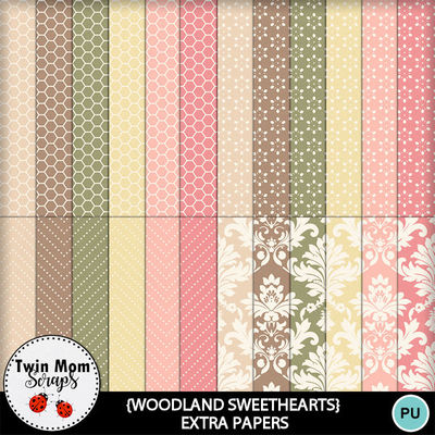 Woodland_sweethearts_extra_papers